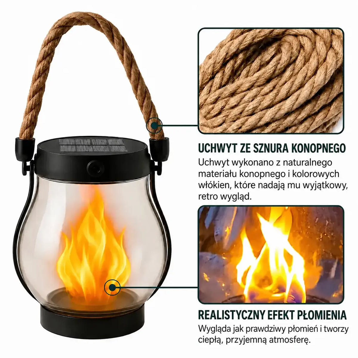 | 🔥 Ostatnia szansa, zanim się wyprzedadzą! | 💡 Solarne lampiony z efektem płomienia – bez kabli, automatycznie włączają się o zmierzchu! 🔥
