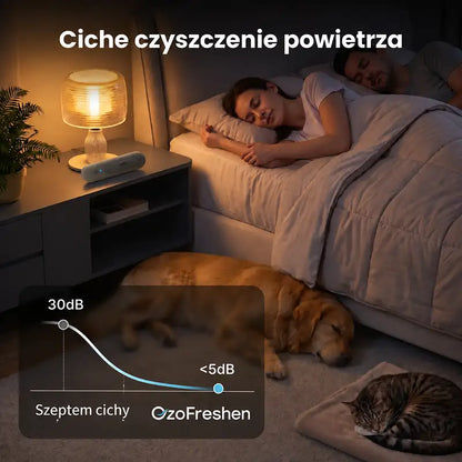 Bezprzewodowy, ładowalny neutralizator zapachów FreshHome