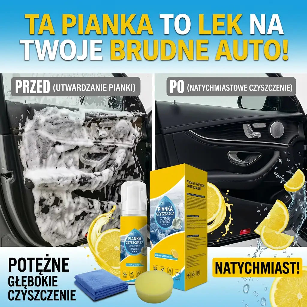 🫧 OSTATNI DZIEŃ: 80% ZNIŻKI 💦 Piankowy środek czyszczący 4 w 1 z wieloma enzymami