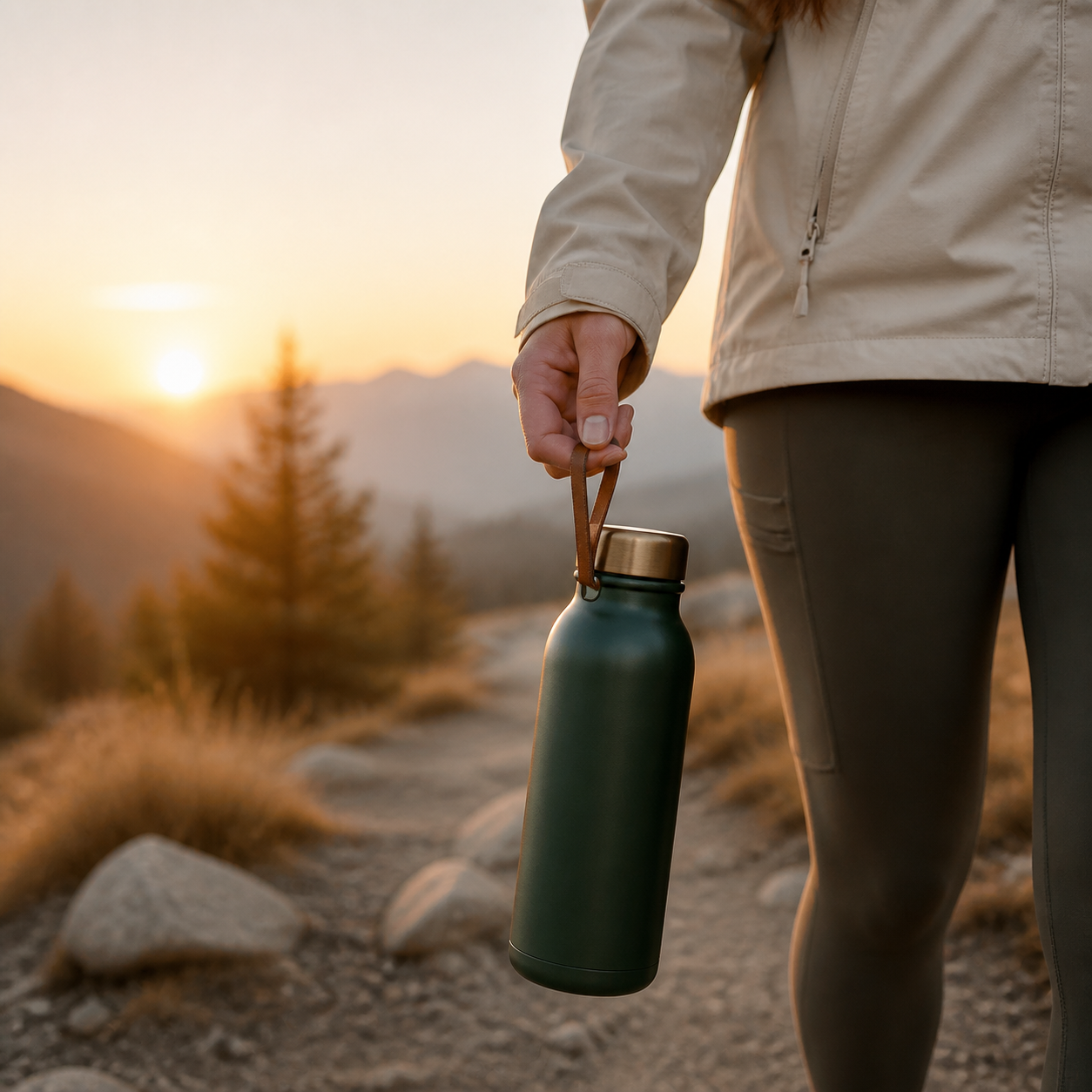 Nuviory Trail Thermos — Lifestyle view